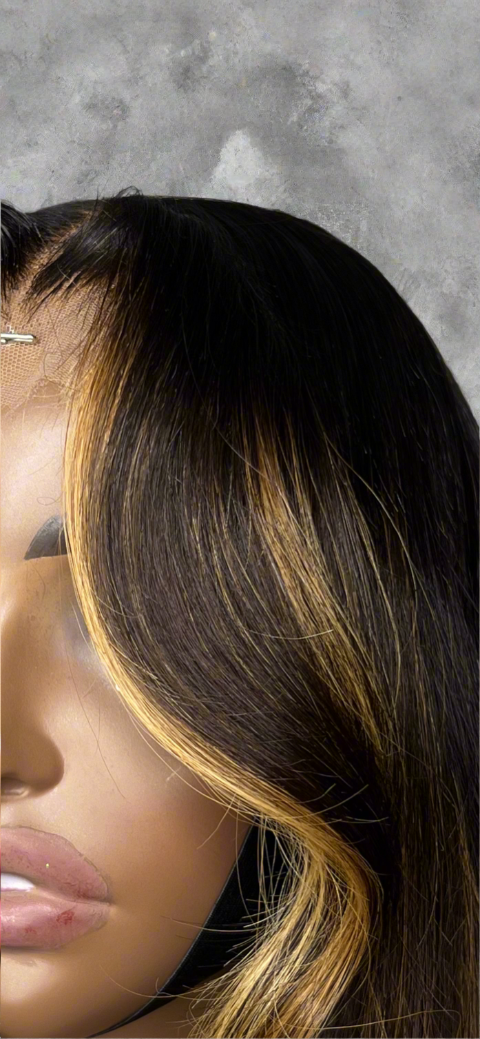 20” 1B/ Brown & Highlights (Middle Part)