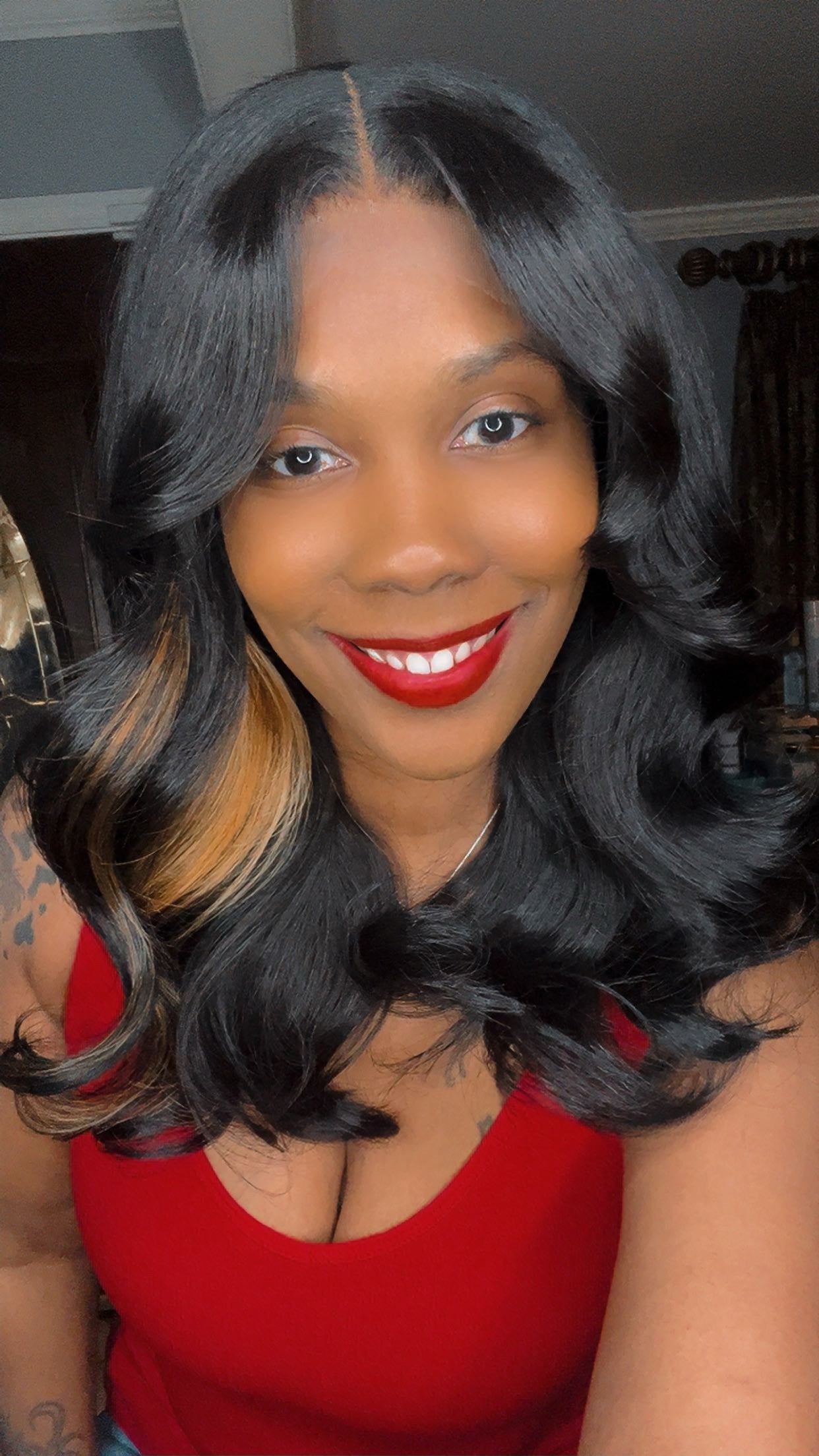 (Pre-Order) 18” Black & Blonde Patch