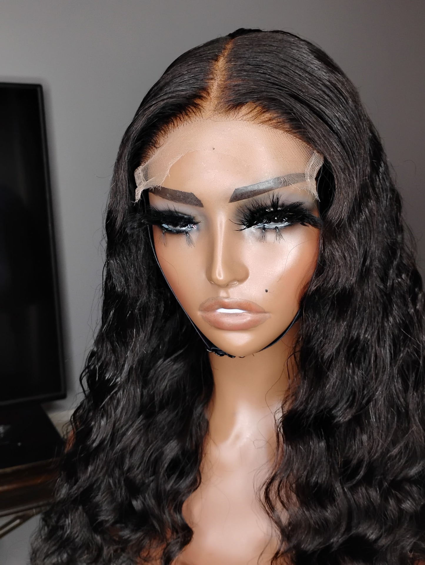 14” Wavy Natural Black