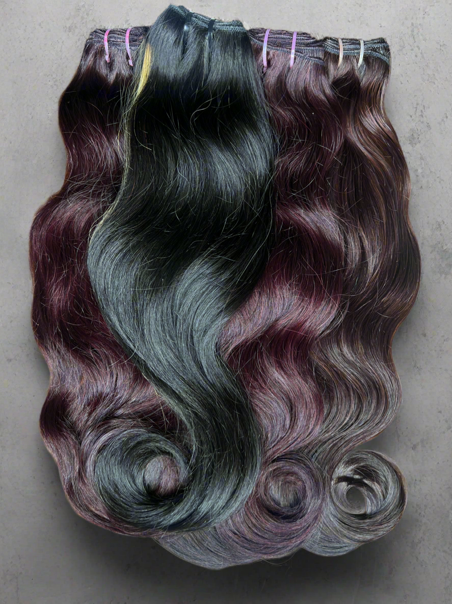 RAWIGGZ Raw Wavy Bundles Colored